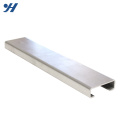 JIS Standard Structural Steel Chine Fournisseur poinçonné en acier à canal C